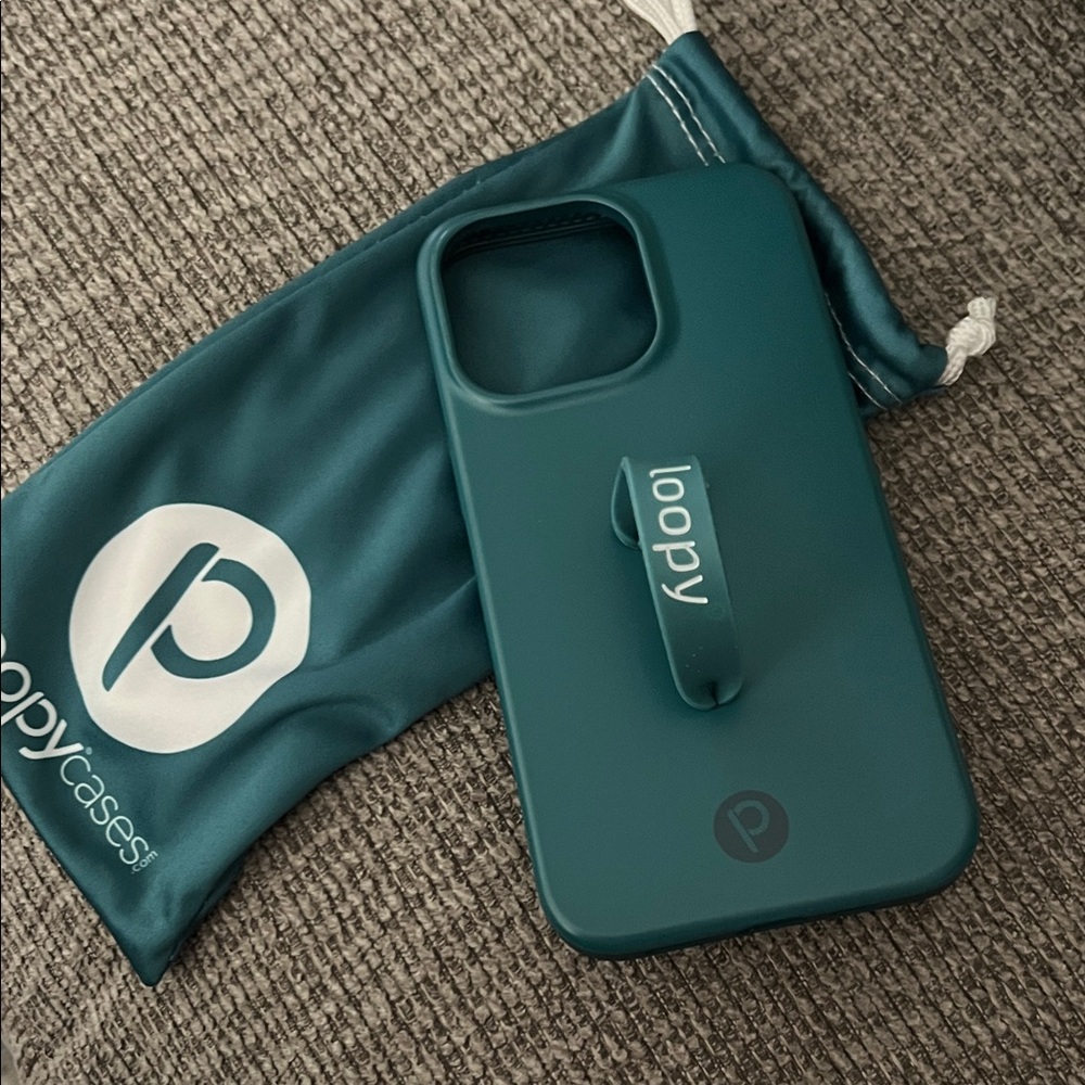 Loopy Case Teal iPhone 13 Pro Case with Loop